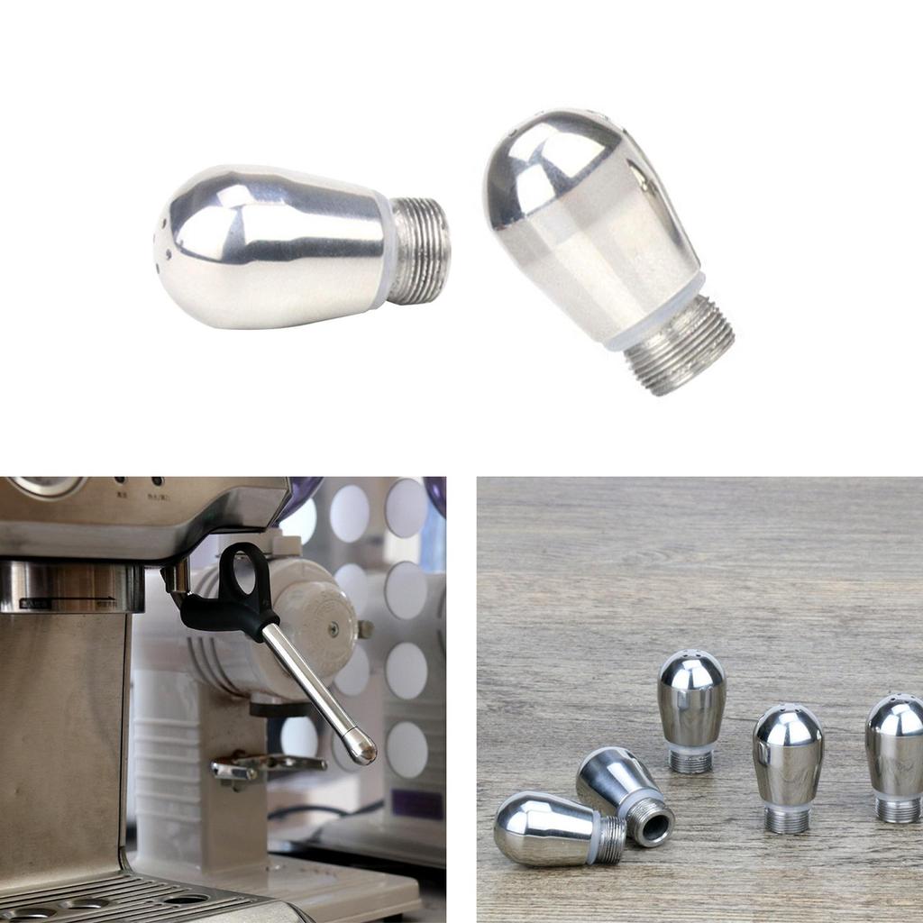 Stainless Steel Coffee Machine Nozzle, Reusable Replacements for , 3 Holes