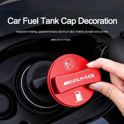 3D Metal Tank Cover Fuel Tank Air Cap Trim For Mercedes Benz AMG GLC W203 W206 W220 W205 W211 W212 W201 W210 W108 W168 W176 W124