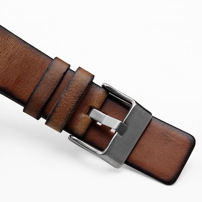 Retro Leather Watchband for Diesel DZ4343 DZ4323 DZ7406 Watch Strap Vintage Italian Leather 22mm 24mm 26mm 28mm Men Bracelet