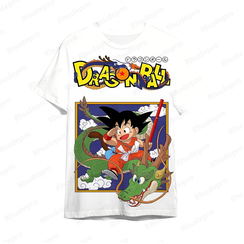 Men's T-shirt High Quality Dragon Ball Wukong Short Sleeve Shirt Super Clothing Super Saiya Trend Top Anime