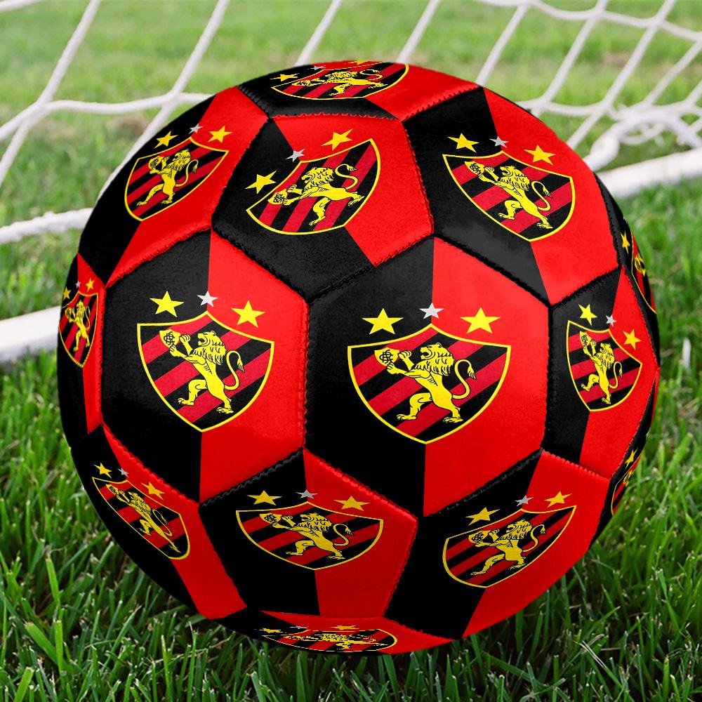 Sport Club Football Crest Printed Size 5 Soccer Balls, High-Quality, Anti-Slip, Protective Football, A Unique Gift , Birthdays, Christmas Gifts