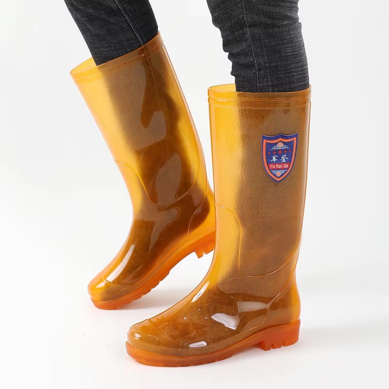 

Легкие Водонепроницаемые Резиновые Сапоги Быстросохнущие Мягкая Подошва Износостойкие Защитные Сапоги Дождевые Сапоги 37 золотой