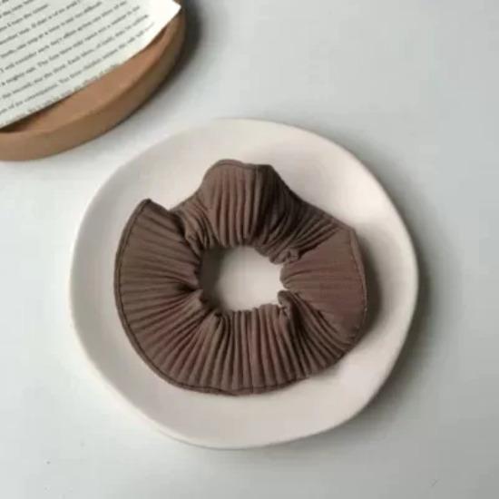 

Корейские однотонные резинки для волос