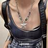 2025 High-End Gothic Punk Necklace: Y2K Dark Style Clavicle Chain for Women