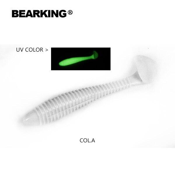 

Хорошая рыболовная приманка Bearking, мягкая приманка, профессиональная приманка 4 дюйма, 6 шт., 10 см/10 г, качественные искусственные воблеры для карпа A