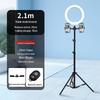 Tragbarer Multifunktionaler Selfie-Stick & Bodenstativ mit Fülllicht für Mobile Live-Streams