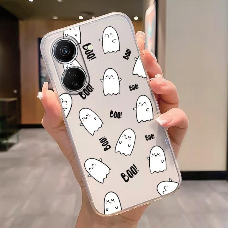 Transparent Phone Case For Poco C65 Redmi Note 15 Pro+ Plus 14C Cover Cartoon Flowers Soft TPU Shockproof Funda Bags Heart Clear