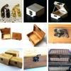 10PCS Small Antique Metal Lock Decoration Hasps Hook Wooden Jewelry Box Padlock With Screws