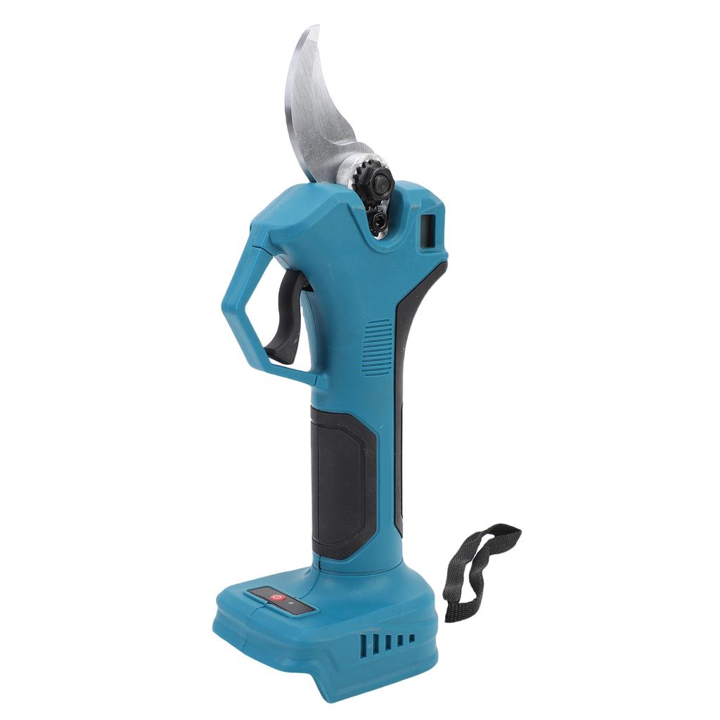 Blue Electric Pruning Shears 30mm Heavy Duty Digital Display Rechargeable Cordless Tree Branch Pruner for Gardening Task