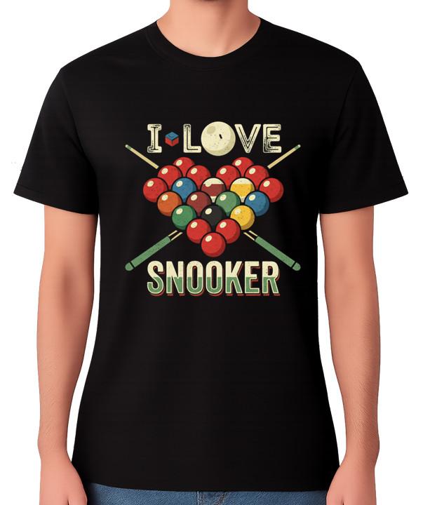 

I Love Snooker Unisex T-Shirt 5XL різнокольоровий
