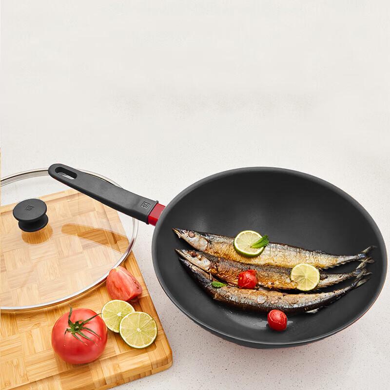 ZWILLING 30cm Black Non-Stick Wok