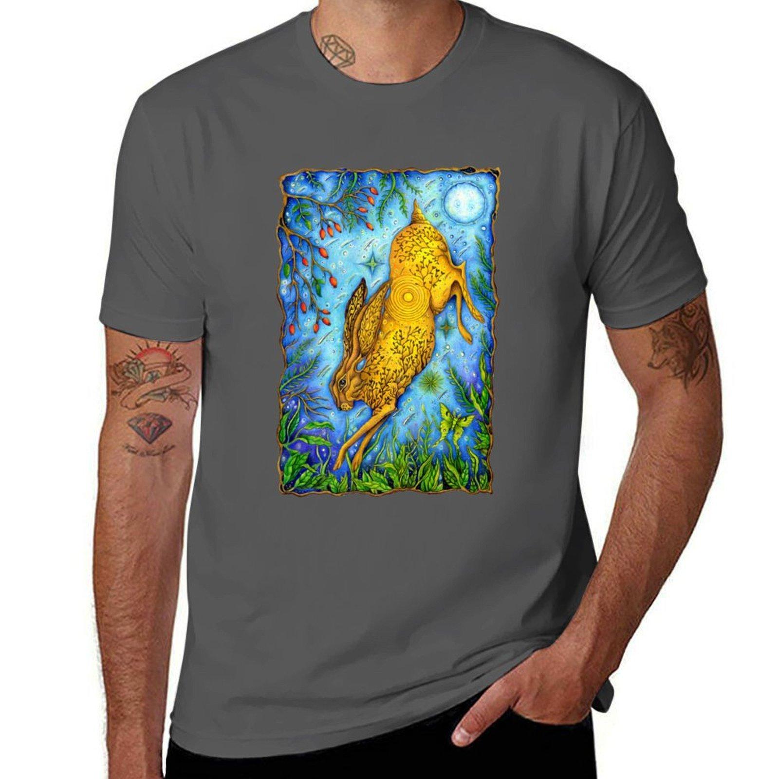 

Luna Hare T-Shirt anime tshirt g man t shirts for men t shirt man plain T-Shirt 4XL