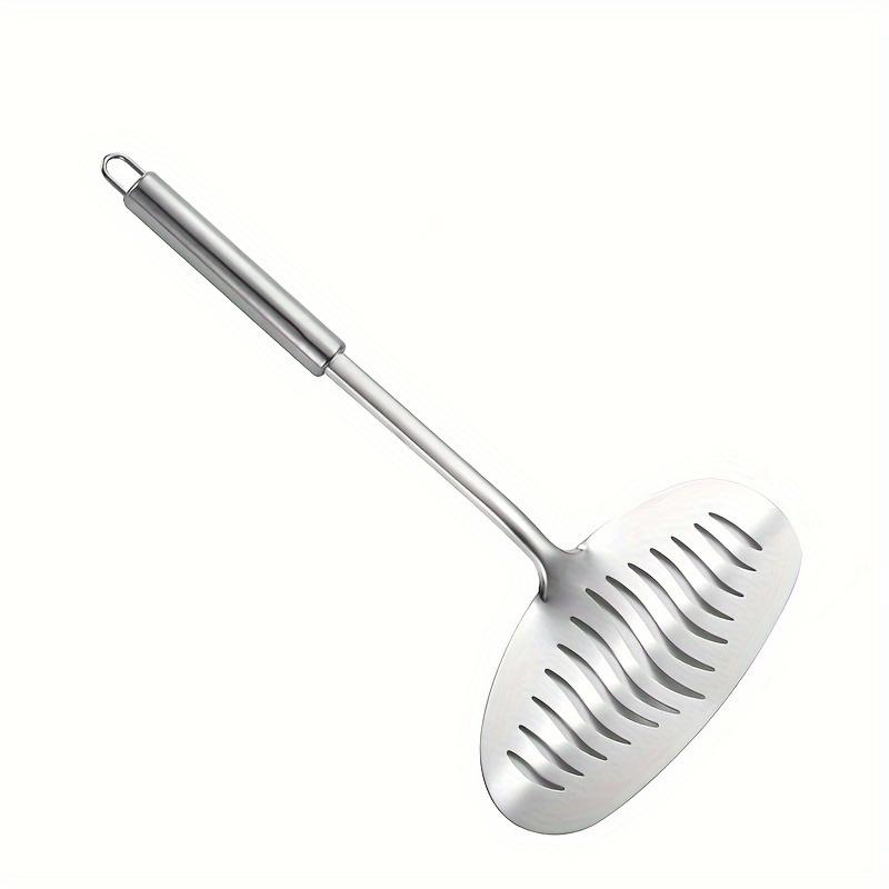 1PC Stainless Steel Fish Steak Flip Spatula - Multifunctional Scratch Resistant Grill, Frying, Baking