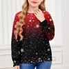 Christmas Day Sweatshirts For Children Boys And Girls Knit Sweater Cute Shirt Fall Crewneck Pullover Tops