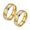 Set di Anelli per Coppia in Acciaio Inossidabile, Gioielli in Acciaio al Titanio Anti-Sbiadimento, Accessori per le Mani.
