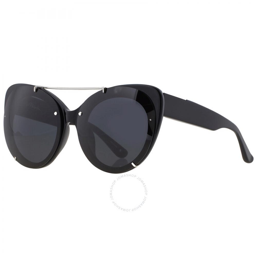 Phillip Lim Open BoX   Phillip Lim X Linda Farrow Black Cat Eye Ladies Sunglasses Pl167c1sun 55