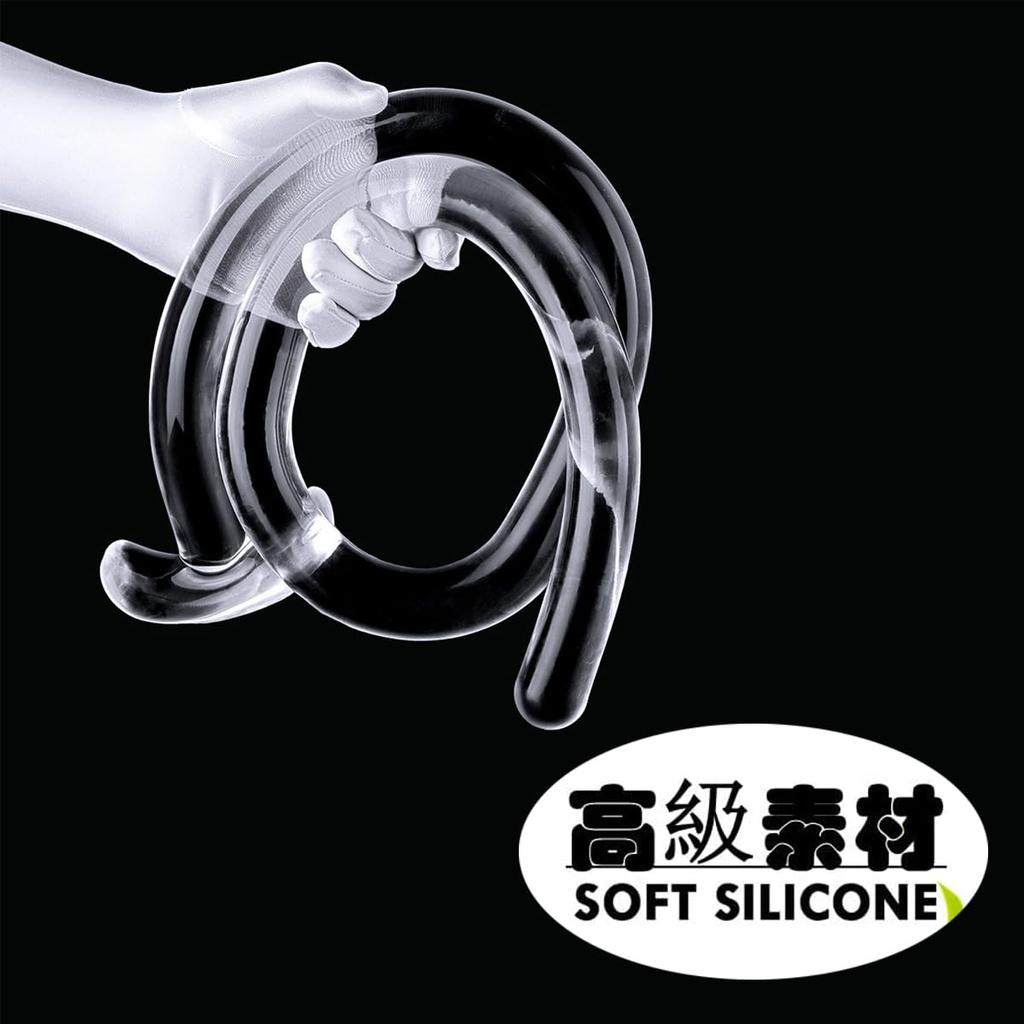 Tsukitoy Super Long Anal Plug Silicone Long Dildo 1m Anal Dildo Beginner Thin Anal Plug with Handle Anal Goods Adult Goods Dildo Long for Women and