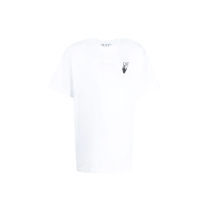 Off-White Caravaggio Lute Over Tee White/Multicolor Men Tops OMAA038F21JER0060184