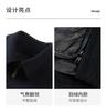 Men's Winter Business Wool Jacket with Detachable 90% White Duck Down Lining
