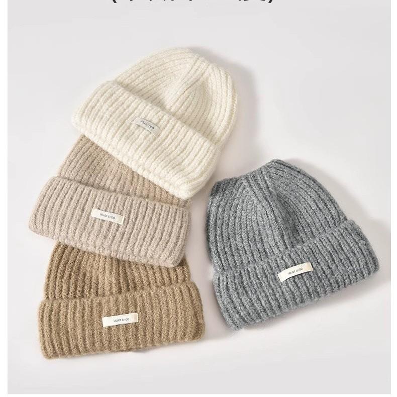 Chunky Knit Beanie for Women - Peach Pink, Ear Protection, Head Circumference, Autumn/Winter Warmth