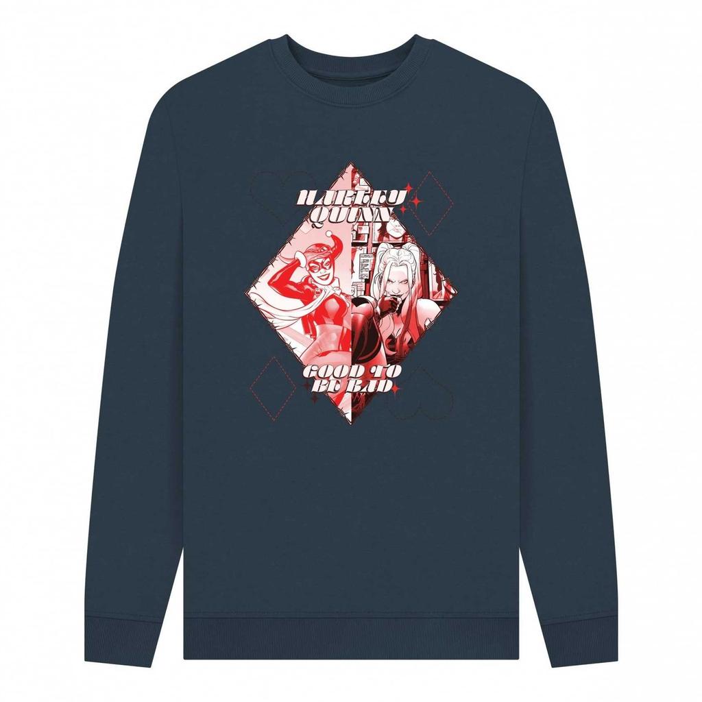 Harley Quinn Unisex Adult It´s Good To Be Bad Graphic Sweatshirt