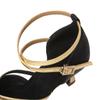 Latin Dance Shoes  Satin Sandal Ladies Latin Dancing Shoes Pro Soft Sole High Heels Comfortable Stable