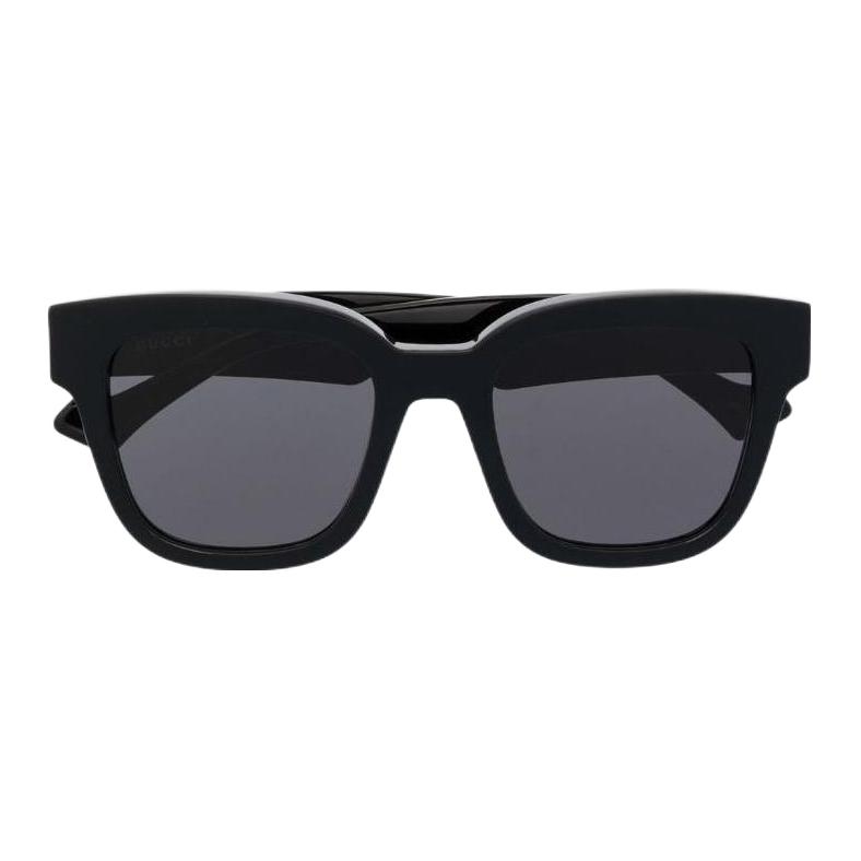 GUCCI Full Frame Detail Unisex Square Sunglasses Women's Black