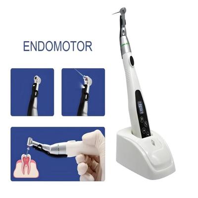 Motore endodontico wireless dentale intelligente con lampada a LED 16:1 Strumento endodontico per odontoiatria con manipolo a bassa velocità per contrangolo standard