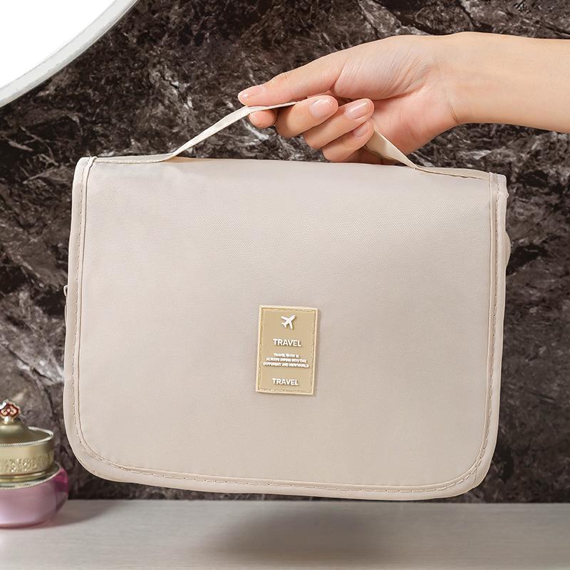 Portable Hook Toilet Storage Bag Multi Functional Travel Waterproof and Wear-resistant Organize Pouchs Multi-layer Storage Large Capacity Makeup Bags