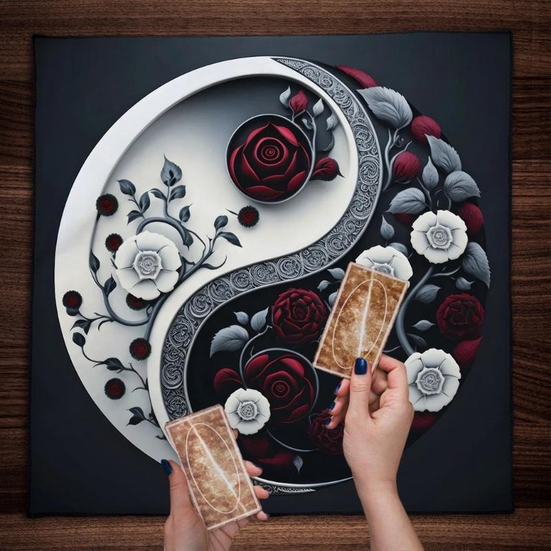 Divinations Tablecloth Flower TaiChi Astrologys Tarots Tablecloth Altars Cloth