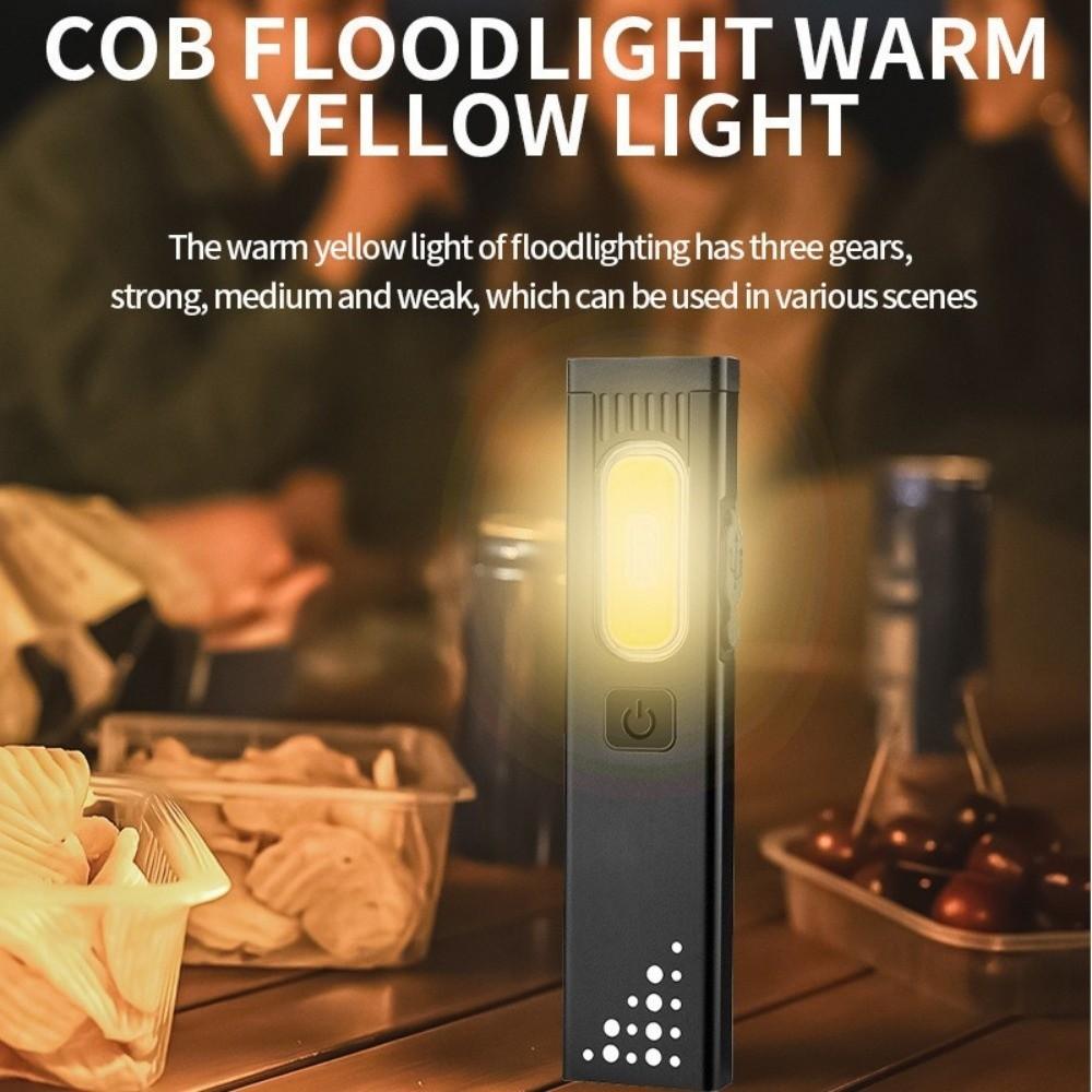 Portable Mini Flashlight Multi-Mode Hat Clip Lamp Multi Function Torch Light Outdoor Work