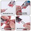 100Pcs Quickly Change Fishing Snapping Clip Hook Snapping Pin Fishing Snapping Swivels Easy Snapping Fishing Hook