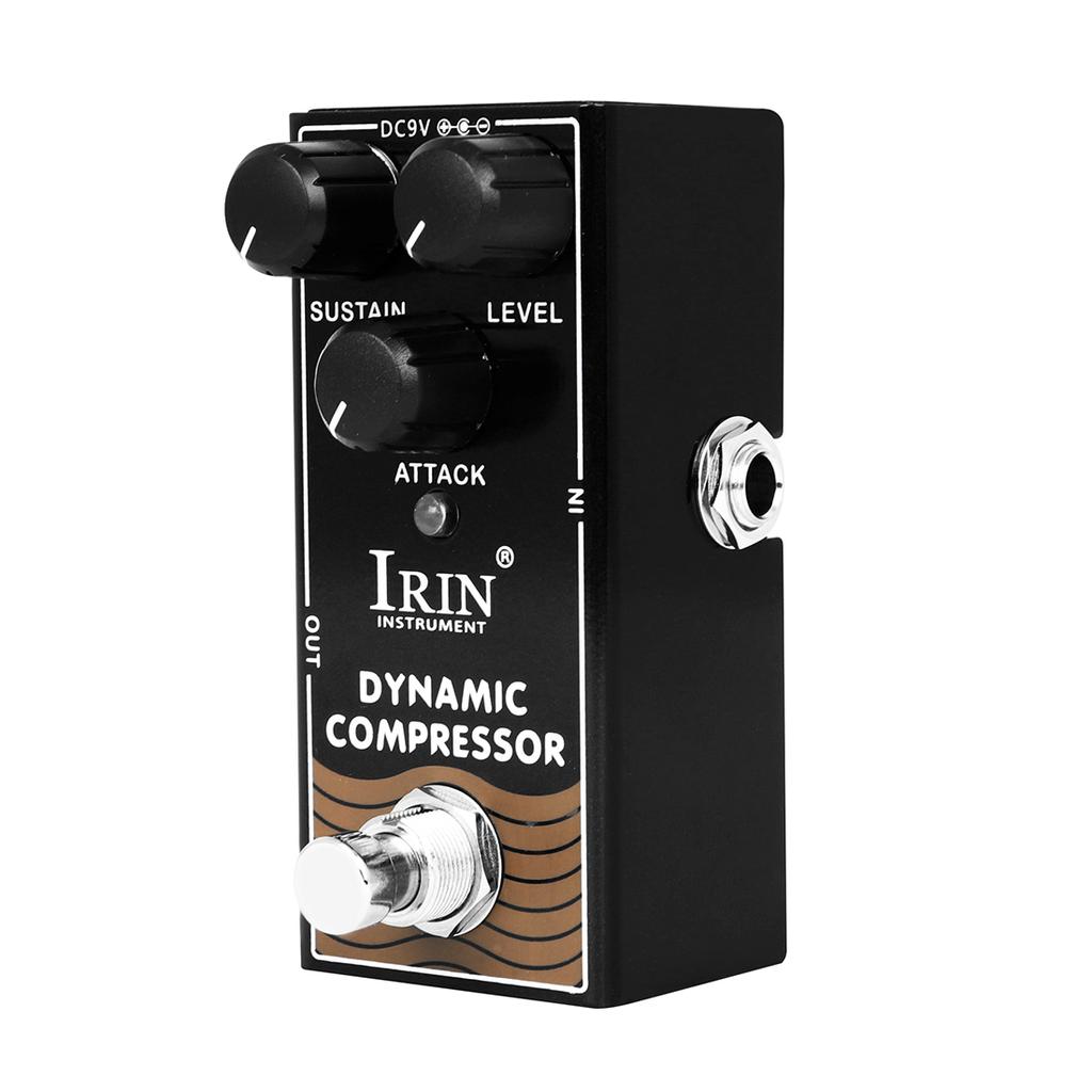 IRIN RF-12 Dynamic Compressor Guitar Effect Pedal Low Noise Classic Compressor Effect True Bypass Electric Guitar Bass Parts
