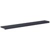 Anthracite Window Sill with Wood Grain Pattern 120 X 25 X 4.5 Cm PVC