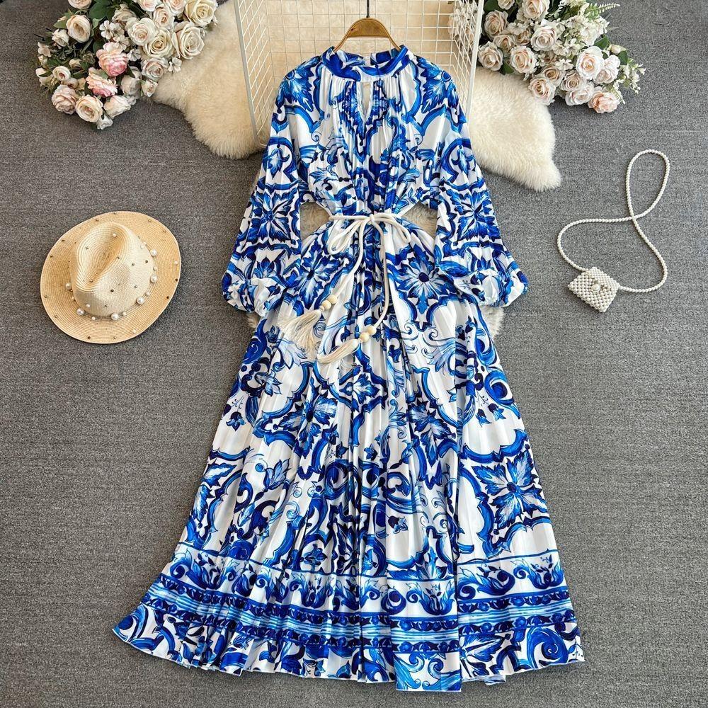 Women's Casual Knitted Suspender Long Skirt