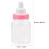 12Pcs Pink Plastic Mini Feeding Bottle Gift Boxes for Baby Shower Decorations Candy Filler Favor Packaging 9Cm 4Cm D
