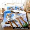 3D Anime Bed Sheet Set Carnival Phantasm Bedding Set Single Twin Full Queen King Size Bed Set Adult Kid Bedroom Duvet Cover Sets