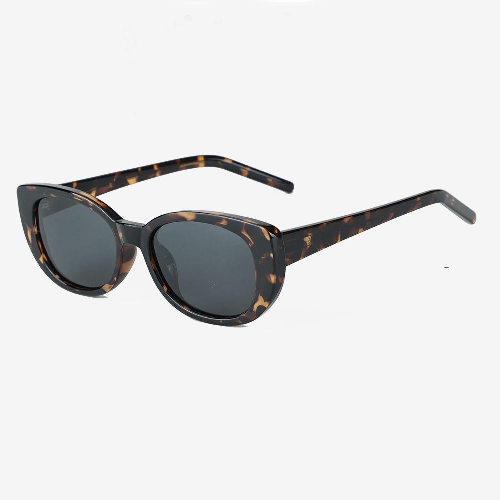 Cat Eye Sunglasses TR90 Frame Polarized Minimalist Design Shades Acetate Temple Women Fashion Gradient Lens Classic Goggles