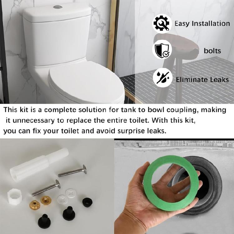 3-Zoll-Spülkasten-Dichtungswinkeldichtungsscheibe Toilettenspülkasten-Ersatzteile Langlebige Spülkasten-zu-WC-Schüssel-Verbindungssätze