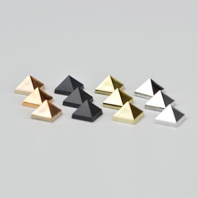 ABS Pyramid Studs Rivets Spikes for Shoes Bag Garment Decoration 6x6x4.5mm, 8x8x5.5mm, 10x10x6.8mm