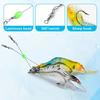 5Pcs/lot Soft Shrimp Artificial Bait with Swivels & Glow Beads Noctilucence Sabiki Rigs Fishing Lure for Freshwater & Saltwater 260319