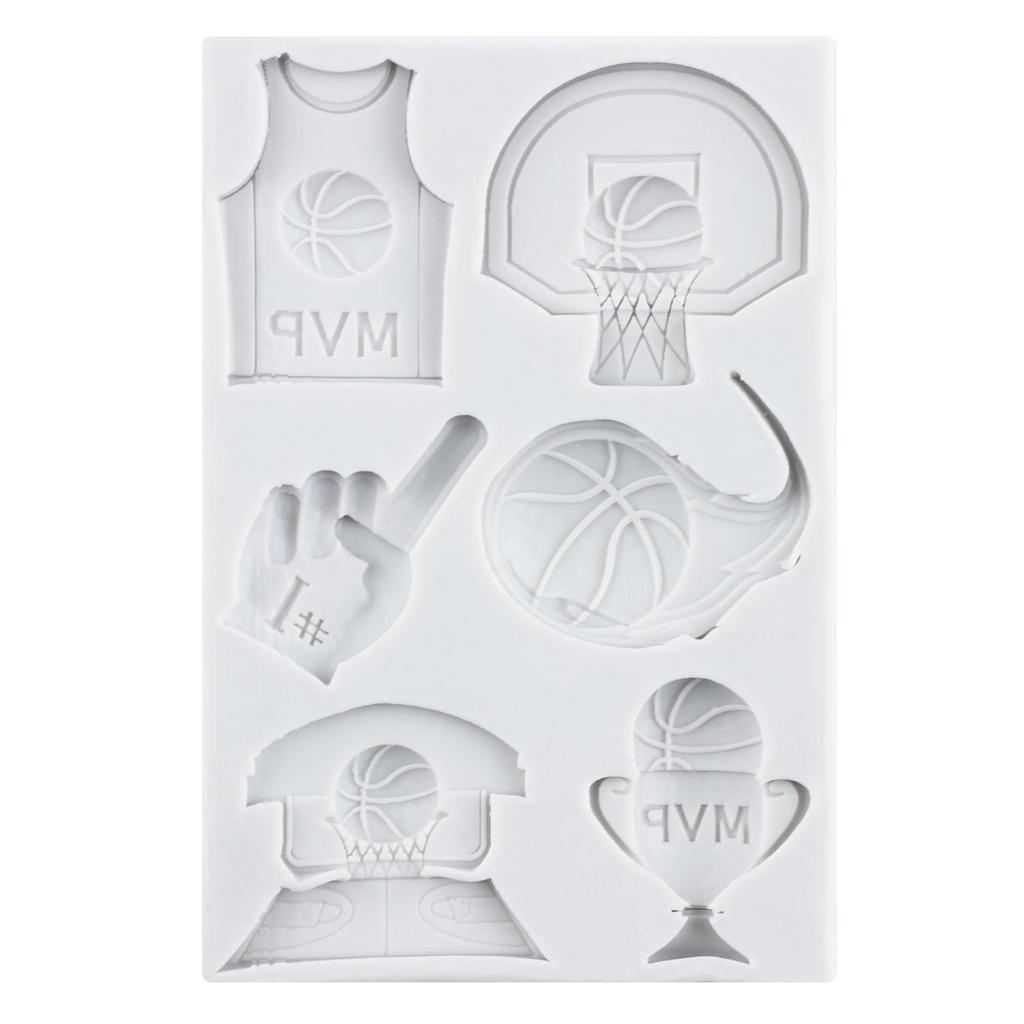 Baseball Cap Bat Silicone Molds Basketball Football Helmet Fondant Mold Cake Decorating Tools Cupcake Topper Candy Resin Clay Chocolate Gumpaste Mold