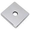 Square Shower Arm Cover Plate Universal Decorative Extra Large Stainless Steel Shower Arm Flange for Bathroom
