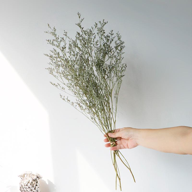High-End Wabi-Sabi Dried Flower Decor: Natural Reeds & Wheat for Living Room or Homestay.