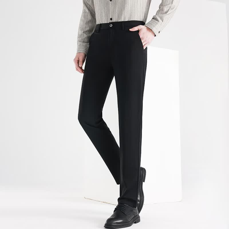 Fengmao Men's Straight-Leg Business Casual Pants FMLF7306-1