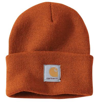 Carhartt US Knit Cap Beanie Acrylic Watch Hat Jasper (A18) (Jasper/Vermilion)