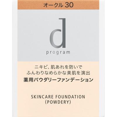 D Program Medicinal Skin Care Foundation (Prášek) Okrová 30 10.5g (Kvazi-droga) Nadace (Prášek) Naneste malé množství na