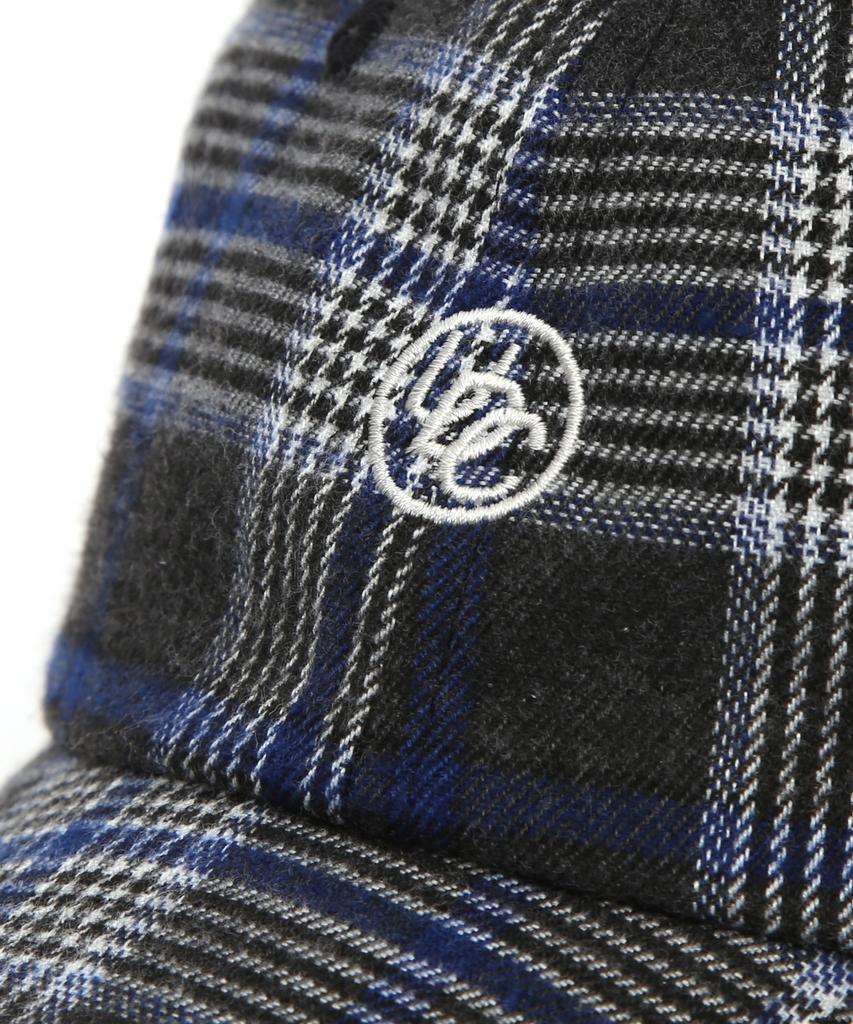 Eondeokeonteulol Logo Check Ball Cap Union Udc / Authentic B B / Navy Tartan