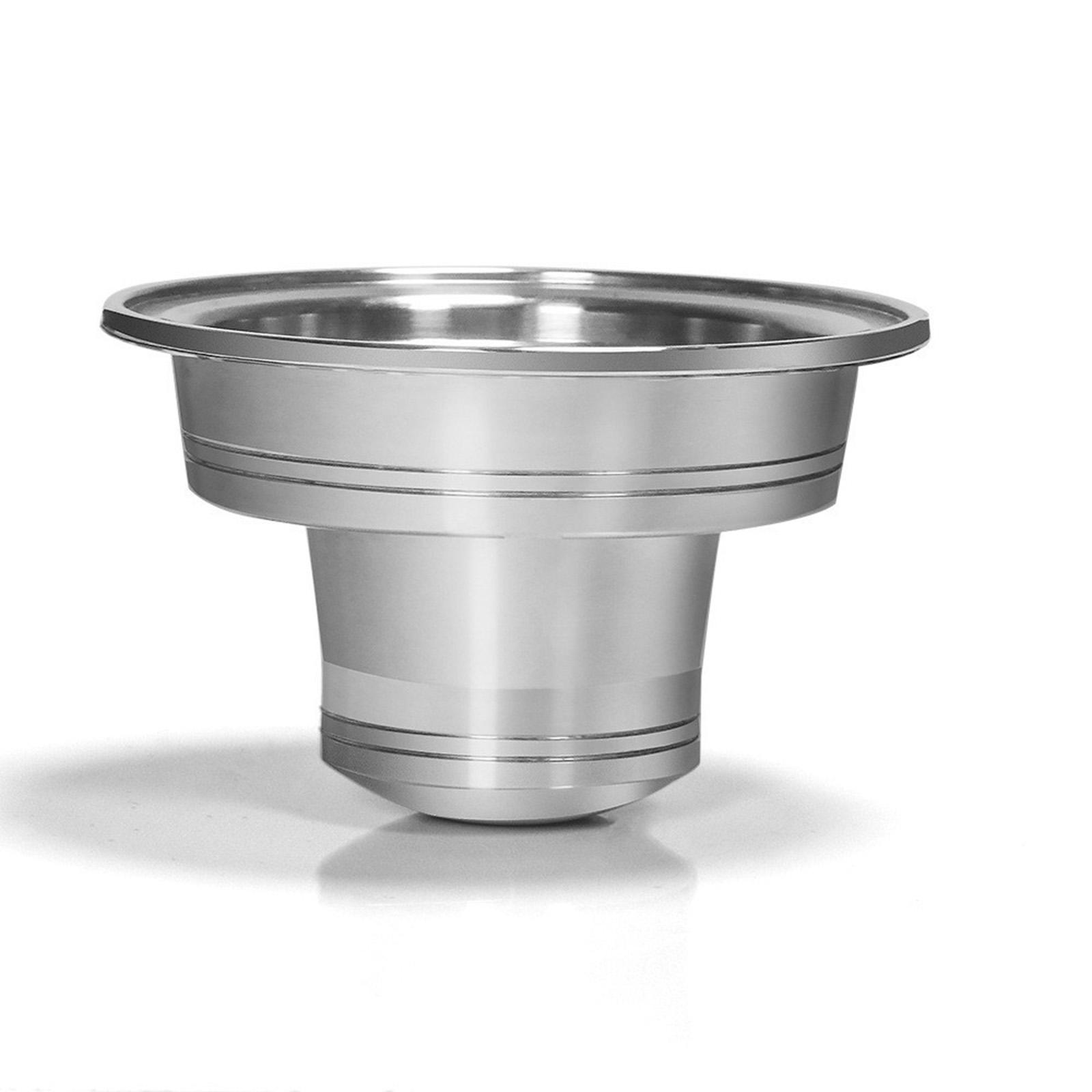 

Stainless Steel Transform Nespresso Coffee Tool Capsules Adapter Holder Filter for Nespresso Vertuoline GCA1 Machine срібний