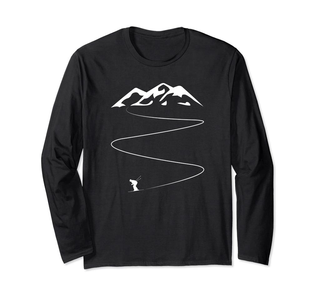 Skiing Hobby Skier Alpine Skiing Nordic Skiing Ski Club Cross Country Ski Gift Ski Lover Long Sleeve T-Shirt